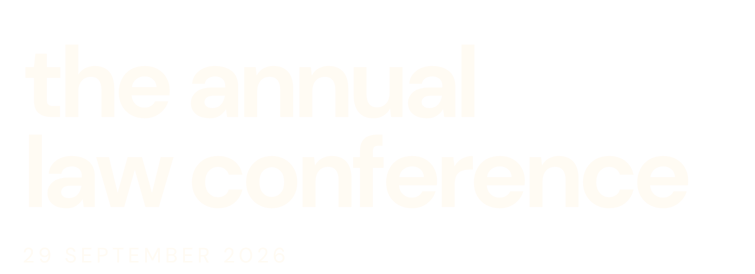 The Annual Law Conference, 29 September 2026